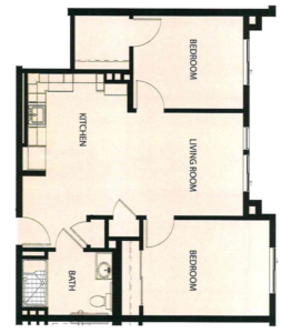 2 BED PLAN